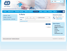 Tablet Screenshot of moje.inkarta.cz